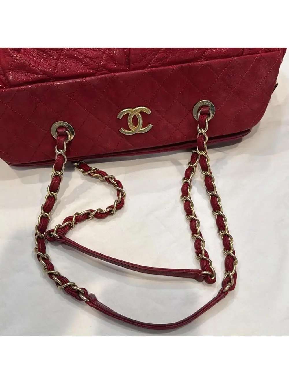 Authentic Chanel Matelasse shoulder bag
